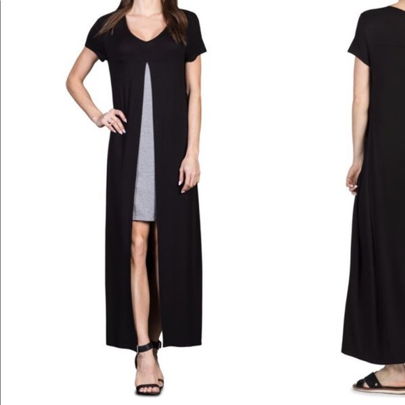 Maternity/Nursing High-Low Dress - Picture 1 of 5